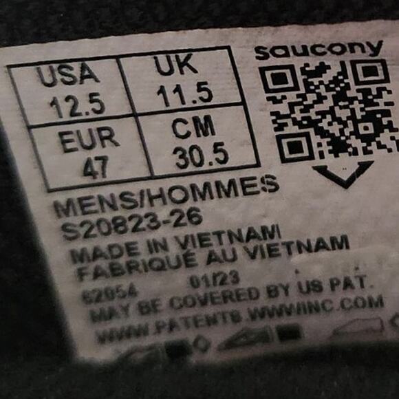 (12.5) Brand new! Men's Saucony Kinvara 14 Athletic Shoes - Picture 7 of 7